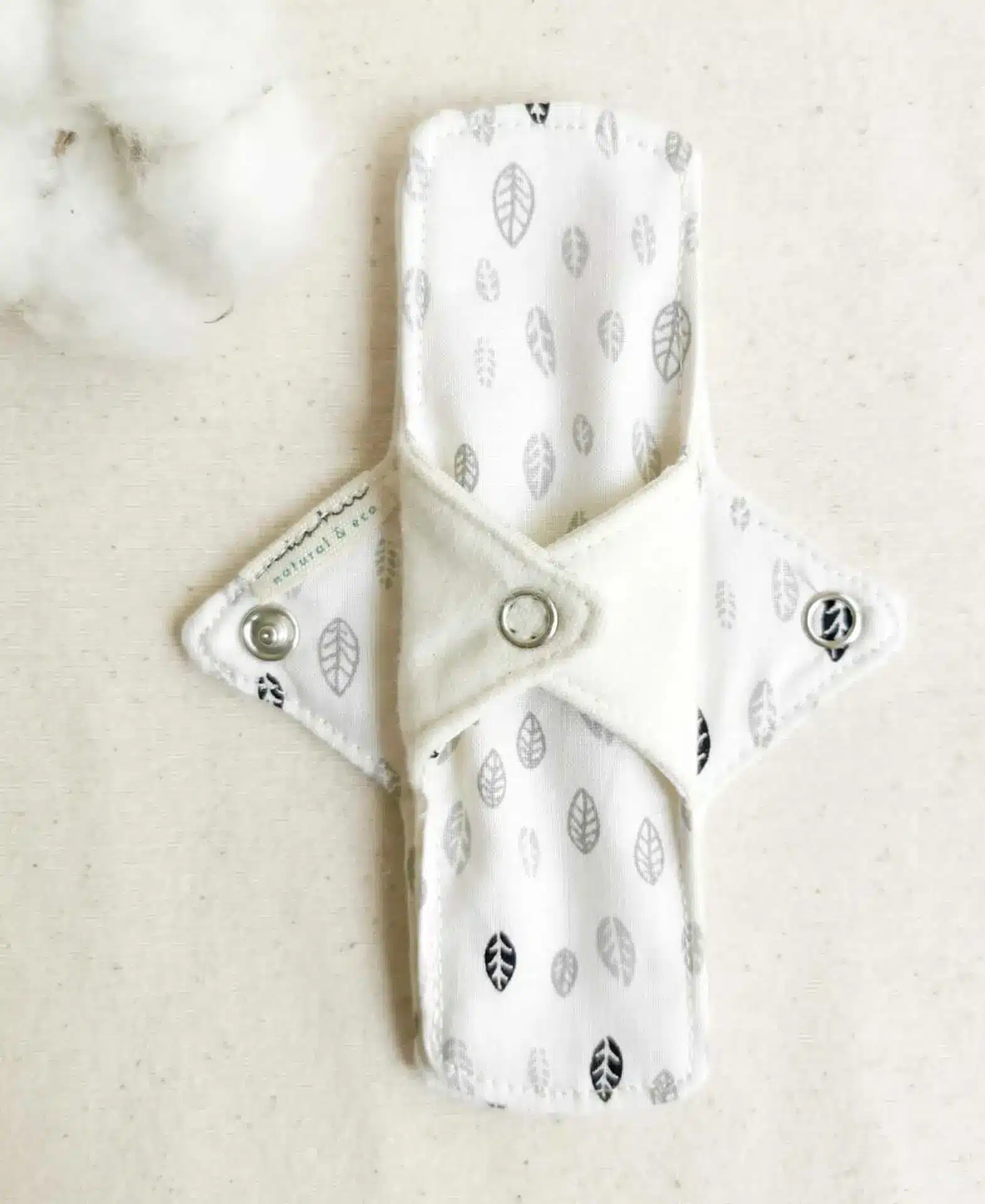 Salvaslip de tela ecológico mini XS tierra nüshu