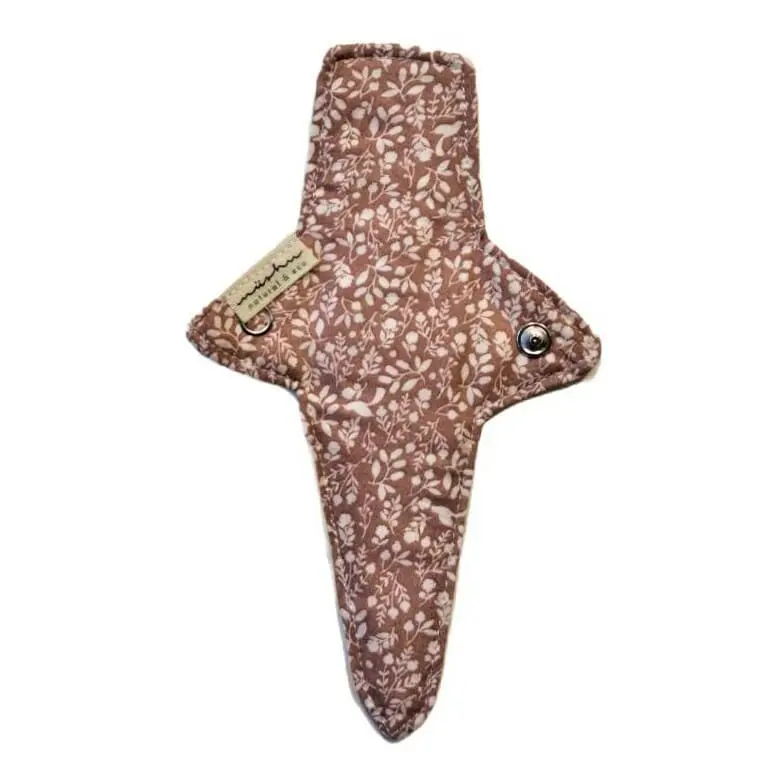 Salvaslip tanga de tela ecológico floral pink nüshu