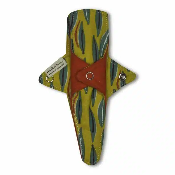 Salvaslip tanga de algodón reutilizable color café nüshu