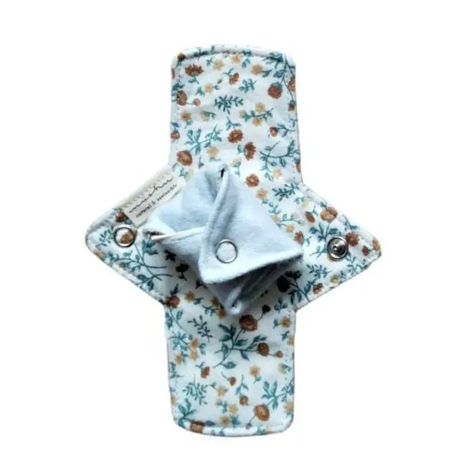 Salvaslip reutilizable de algodón mini XS modelo Jardín