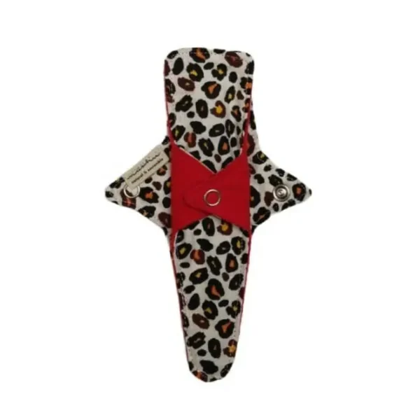 Salvaslip tanga de algodón reutilizable estampado leopardo nüshu