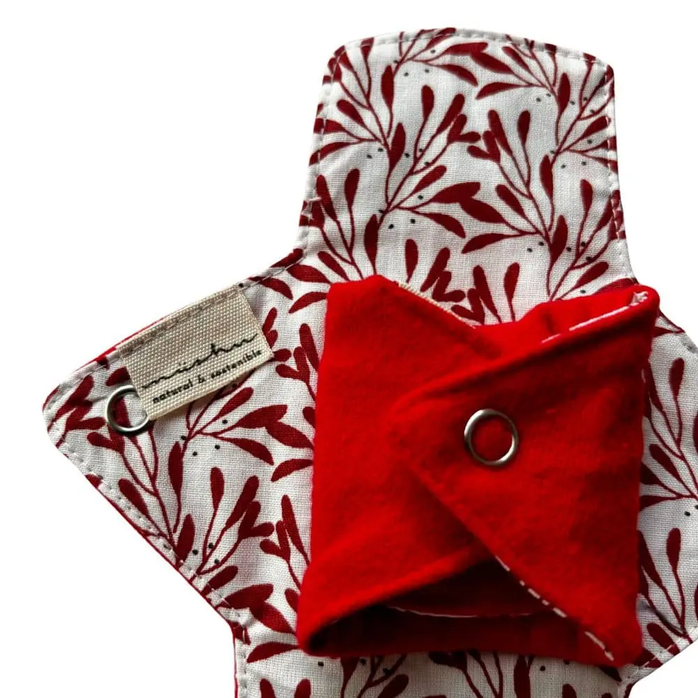 Salvaslip reutilizable de algodón talla S – cobertura estándar sangre nüshu