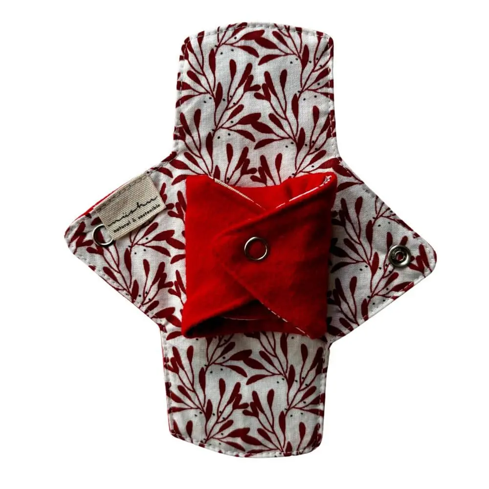 Salvaslip reutilizable de algodón talla S – cobertura estándar sangre nüshu