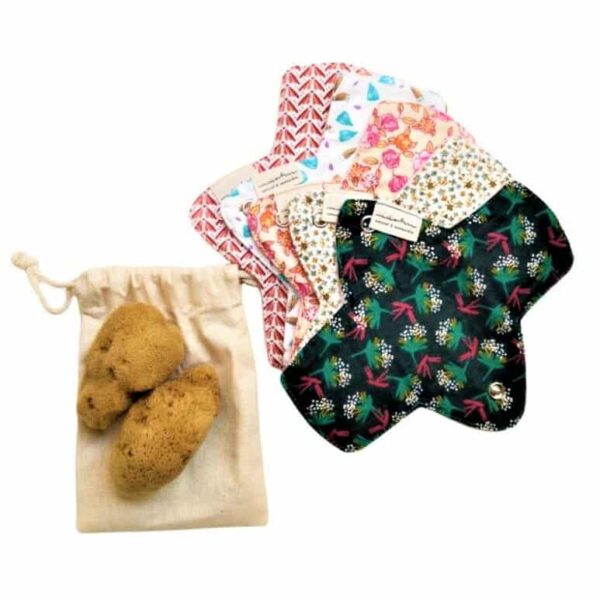 Pack menstrual sponge + 5 menstrual pads salvaslip size - Image 2