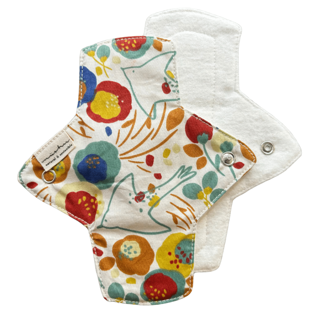 Compresas de día reutilizables de algodón