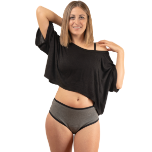 Braguita menstrual de tiro alto "Hera".