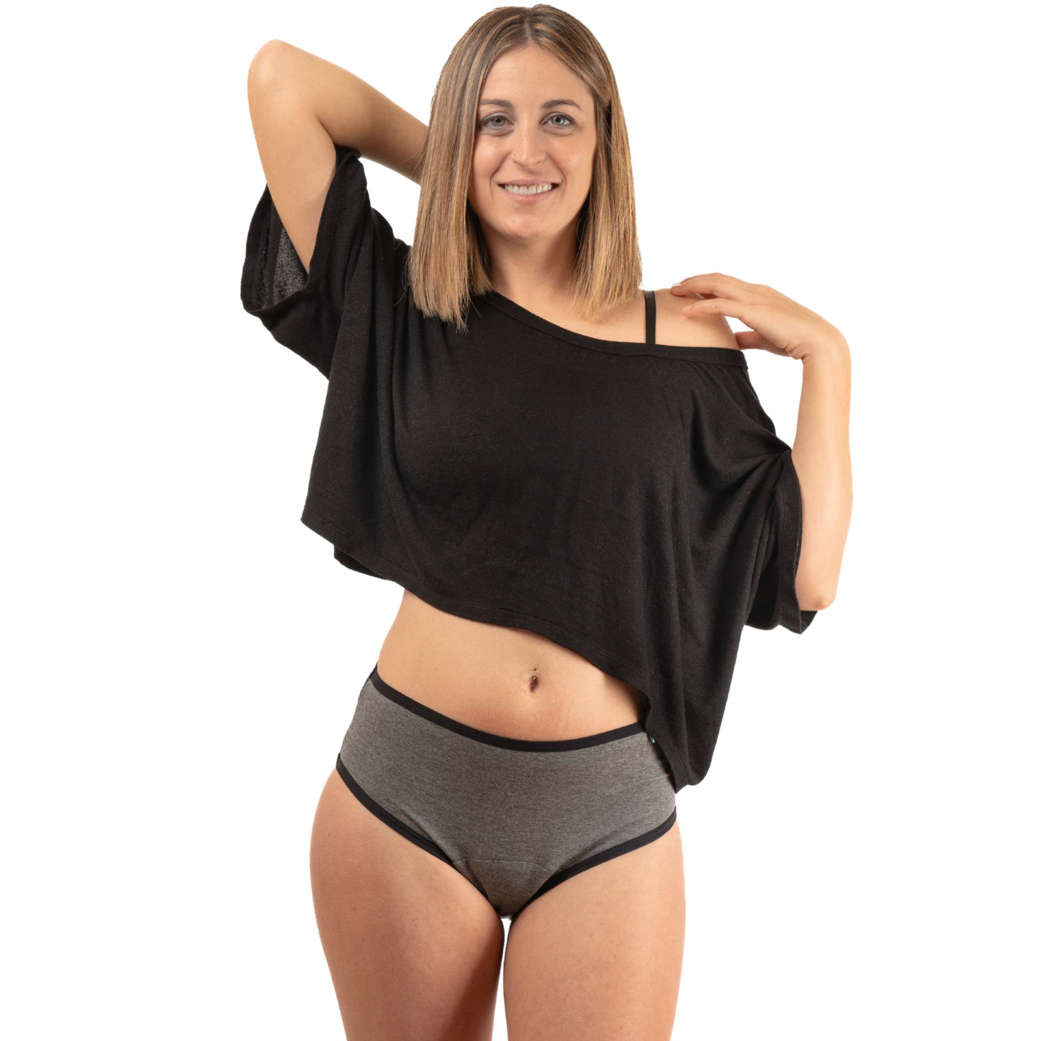 Braguita menstrual de tiro alto "Hera".
